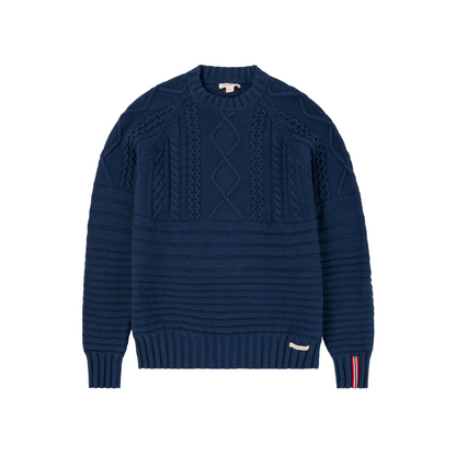 Amundsen Women's Old Salt Sweater, Cozy, Hygge, Knit, Navy
