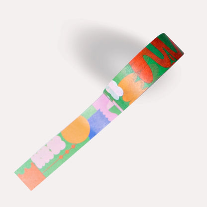 Great for: stationery shops, gift stores, design-led boutiques, or anyone looking for colourful impulse buys that make people smile.

washi tape, 90s stationery, graphic print tape, design led stationery, colourful tape, fun desk accessories, recyclable stationery, plastic free tape, patterned tape, stationery gift, back to school, junk journal, bullet journal, bujo, grad gift