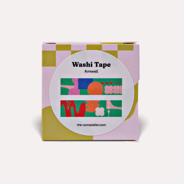 Great for: stationery shops, gift stores, design-led boutiques, or anyone looking for colourful impulse buys that make people smile.

washi tape, 90s stationery, graphic print tape, design led stationery, colourful tape, fun desk accessories, recyclable stationery, plastic free tape, patterned tape, stationery gift, back to school, junk journal, bullet journal, bujo, grad gift
