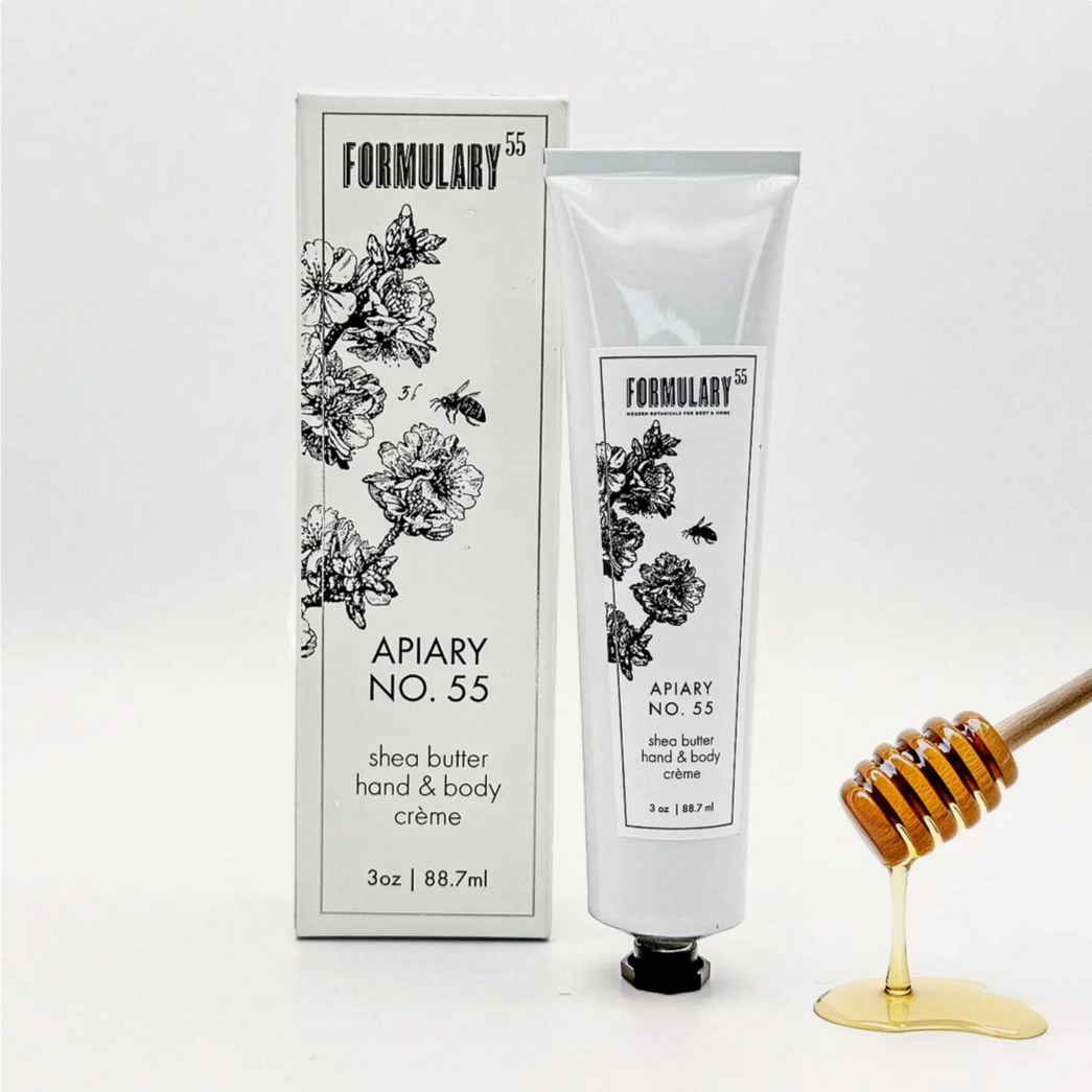 Shea butter hand and body crème Honey milk apirary 