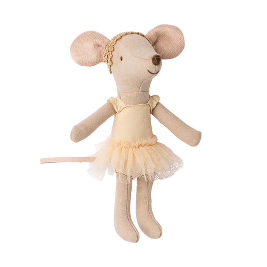 A real ballet dancer. &nbsp;The mouse comes in a beautiful tube with a stand inside, which you can use if you want to display the dancer at home. She is exuding elegance like the Renaissance art.