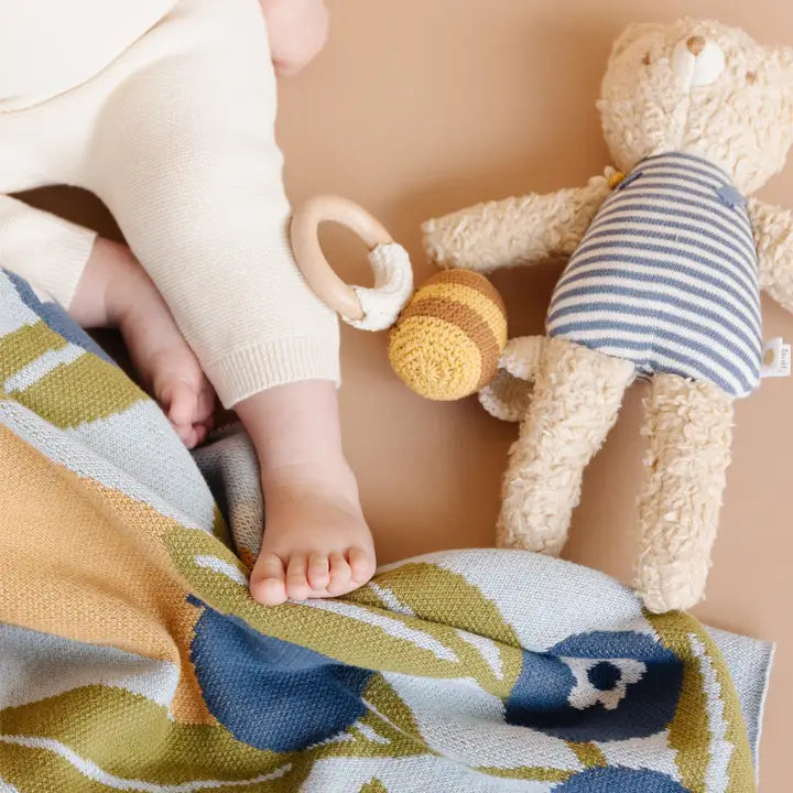 Baby Blanket and Teether Set