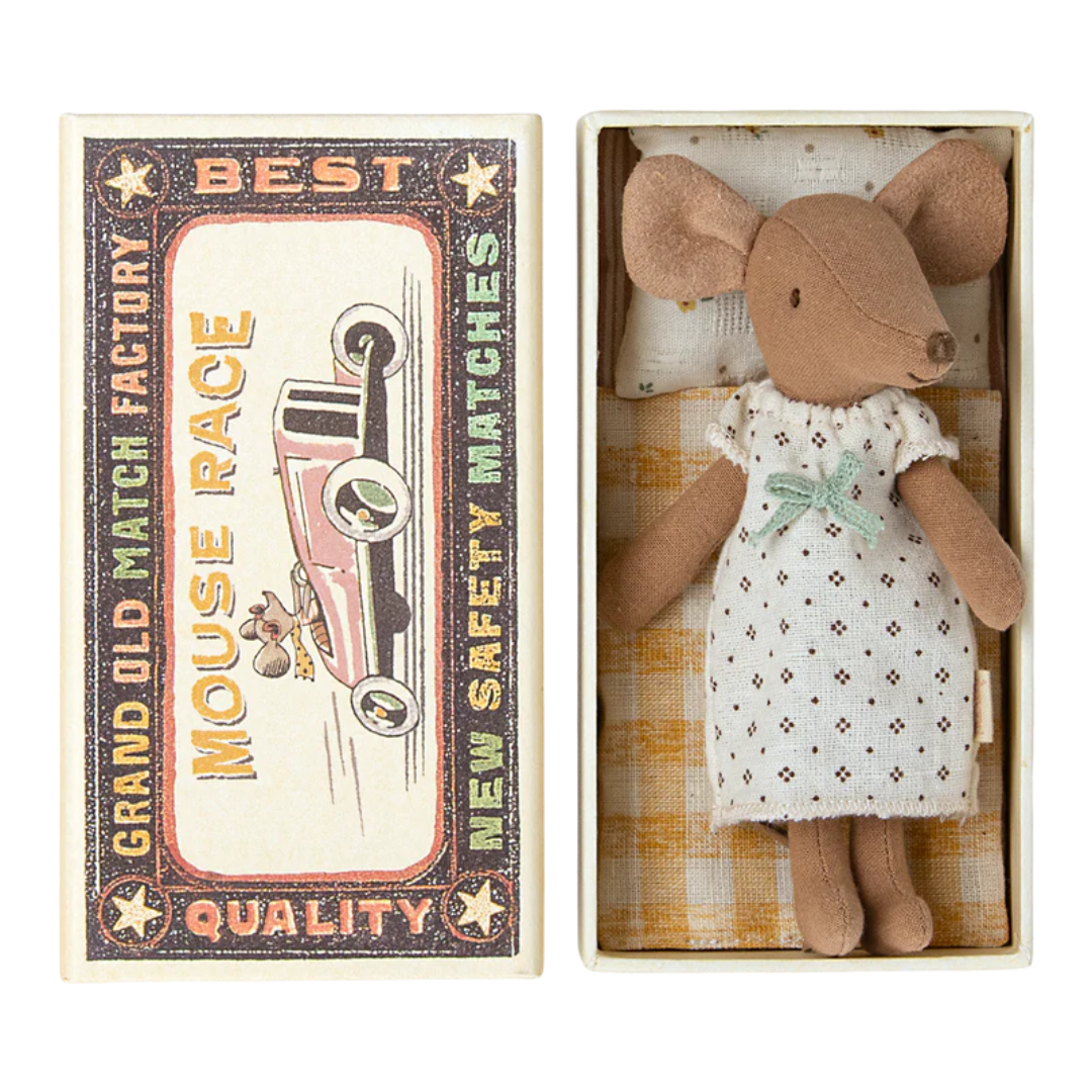 Maileg Sister & Brother Mouse in a Box