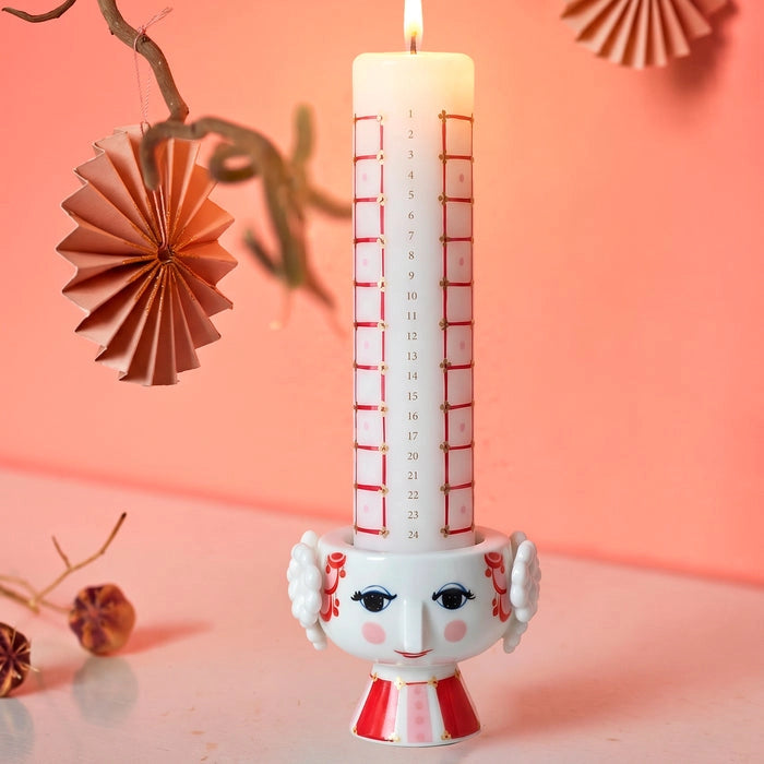 Eva 3.1" Candle Holder - Christmas Series