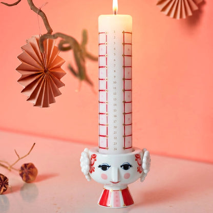Eva 3.1" Candle Holder - Christmas Series
