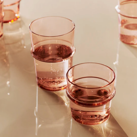 Ferm Living Boya Tall Glasses - Set of 2 Mauve