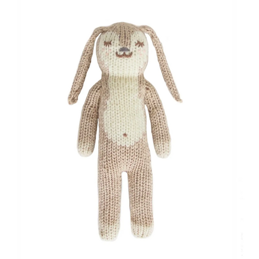 Meet Honey, soon to be your favorite bunny. She is a little bouncy bunny with a very white sweet tooth. She loves chocolate and peas but flowers makes her sneeze. She collects five leaf clovers but so far she's found just four.