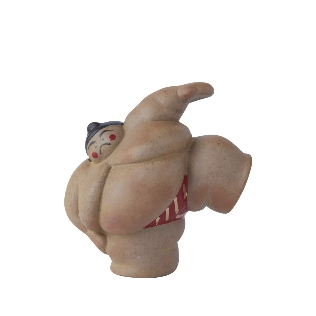 Each piece is hand-painted by a skilled artisan in Japan, giving each figure a slightly different, unique expression. They are made of semi-porcelain, and the lovable form of the sumo wrestler is going to bring a lot of charm to your life. The three stances would look wonderful together on your shelf or alone, scattered around. They encapsulate a Japanese cultural icon and can be a reminder of your desire to travel there or a trip you want to memorialize.