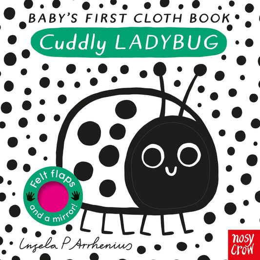 My First Cloth Book is illustrated in the first shades and colors that babies can perceive as they develop vision in the retina and optic nerve: black, white, and red. The simple and interactive text makes for an engaging read-aloud experience. With 7 different smiling characters to find, this book will also appeal to older babies who can practice image and word recognition, as well as dexterity and speech.