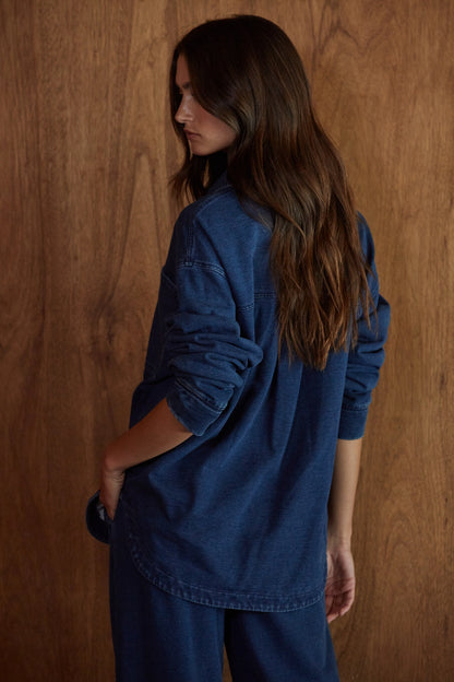 Cotton Button Down Jacket