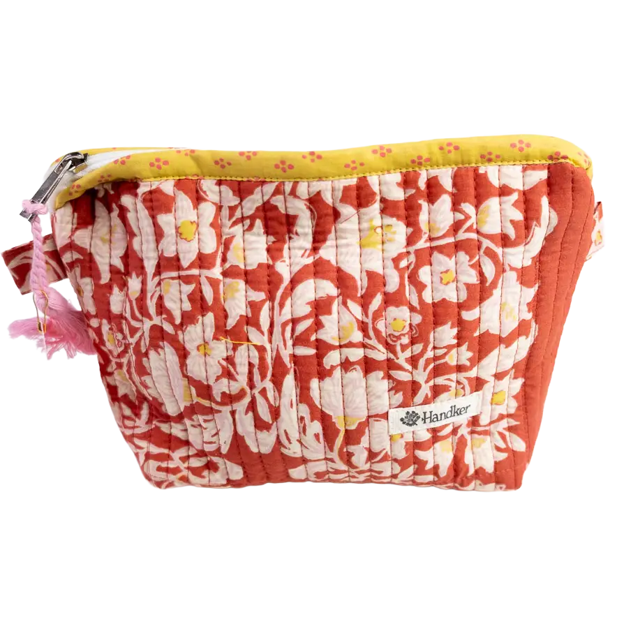 Quilted Zipper Pouch