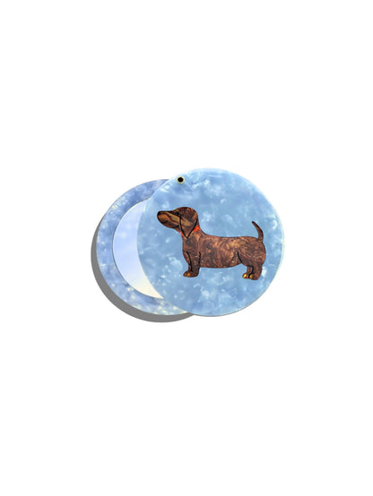 Hand-Painted Compact Mirror