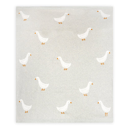 Organic Jacquard Sweater Knit Baby Blanket - Huset | Your house for modern Scandinavian living