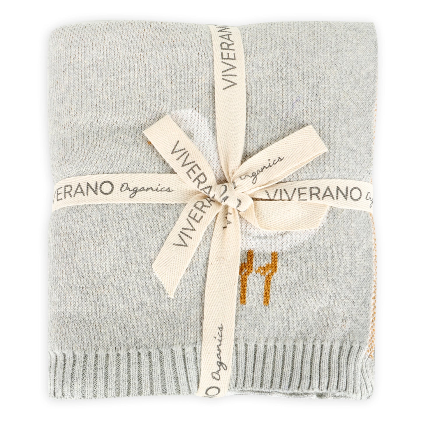 Organic Jacquard Kniy Baby Blankets
