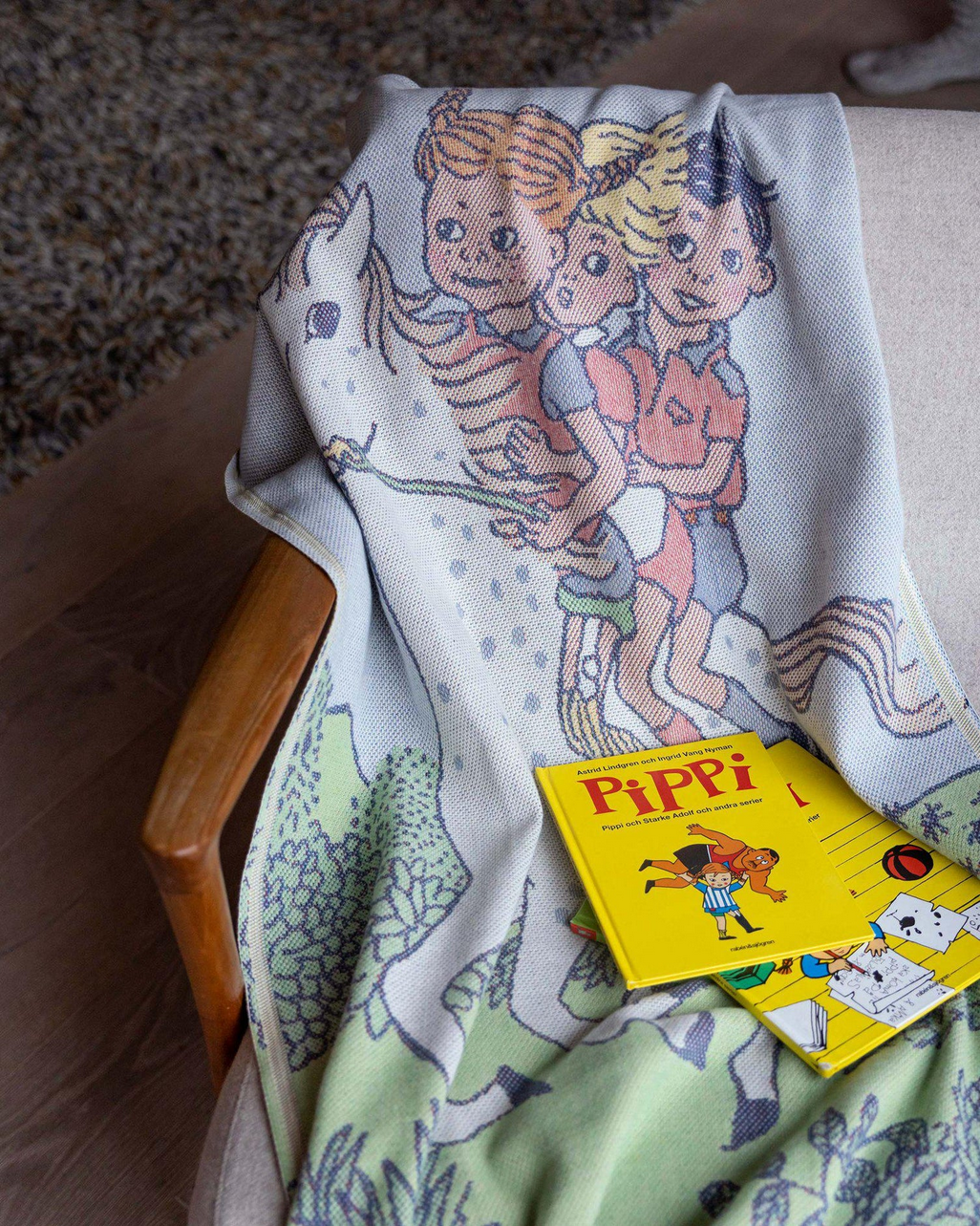 Pippi Sweden Astrid Lindgren Blanket Kids Baby 