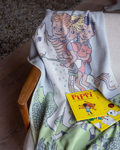 Pippi Sweden Astrid Lindgren Blanket Kids Baby 