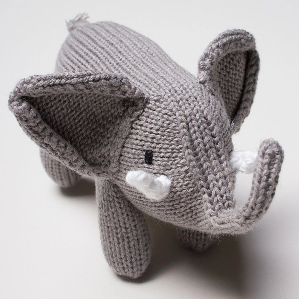 Handmade Knit Baby Rattle