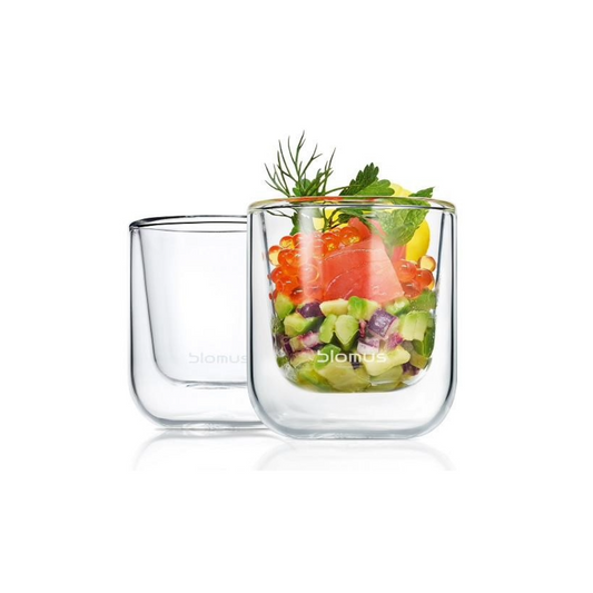 Double-Wall Nero Glasses, Coffee, Hot, Cold, Clear, Glassware, Simple, Serve, Drink, Dine, Blomus