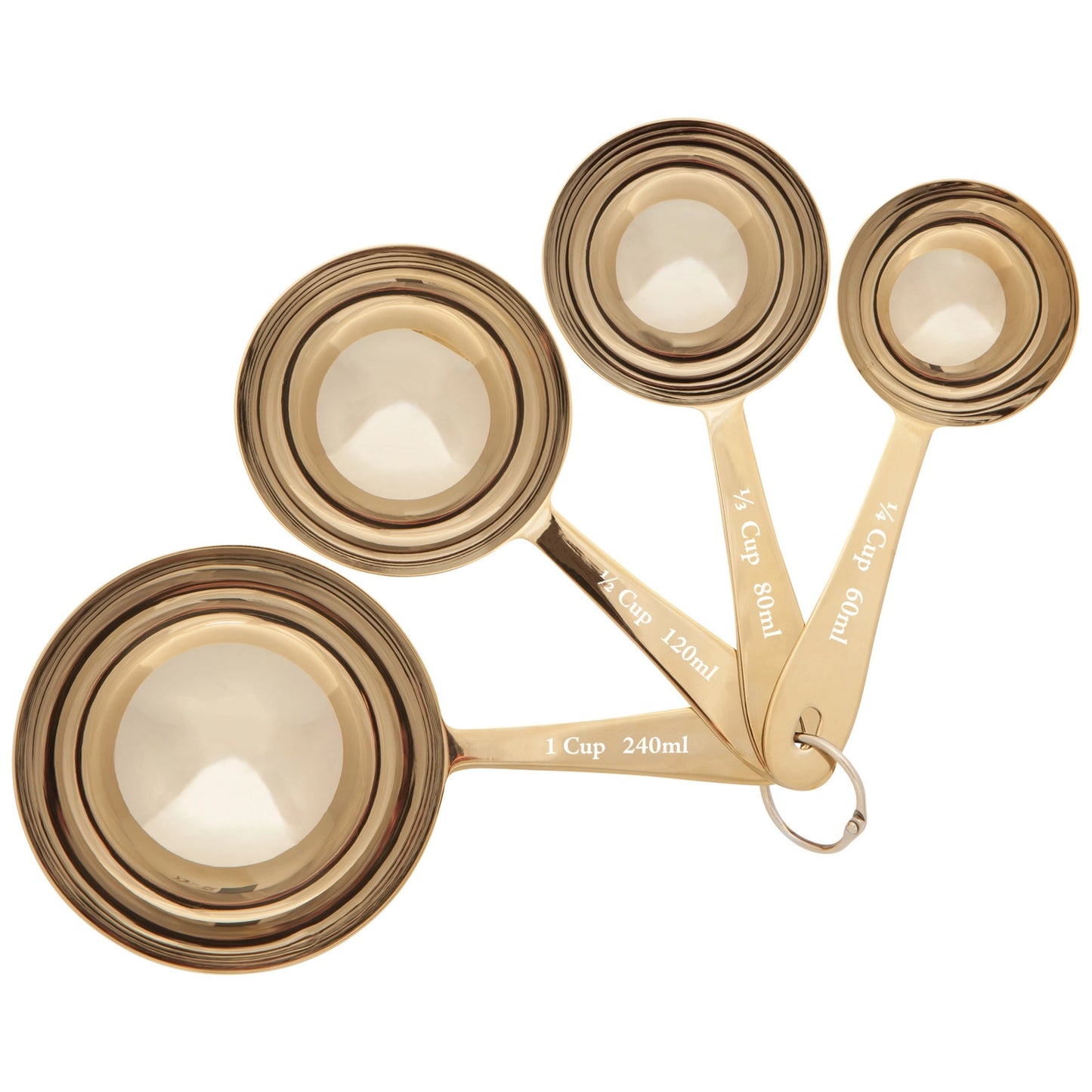 Danica Element Gold Measuring Spoons & Cups Set of 4