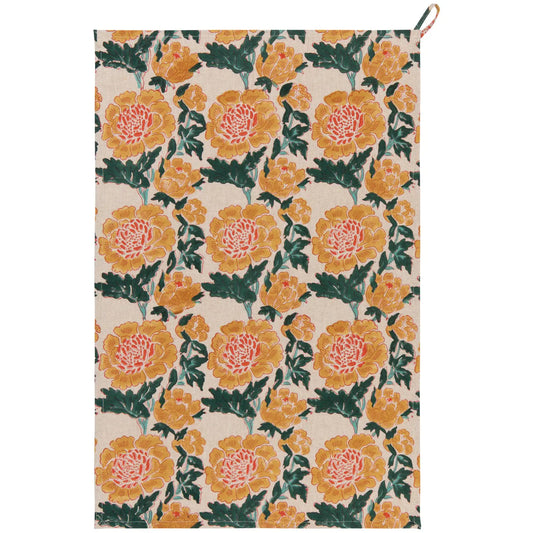 Gilia Block Print Dishtowel