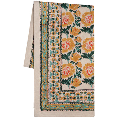 Gilia Block Print Tablecloth