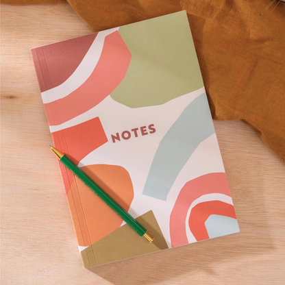 A5 Pattern Notebook, Lined, Stationary, Journal, Pattern, Colorful Design