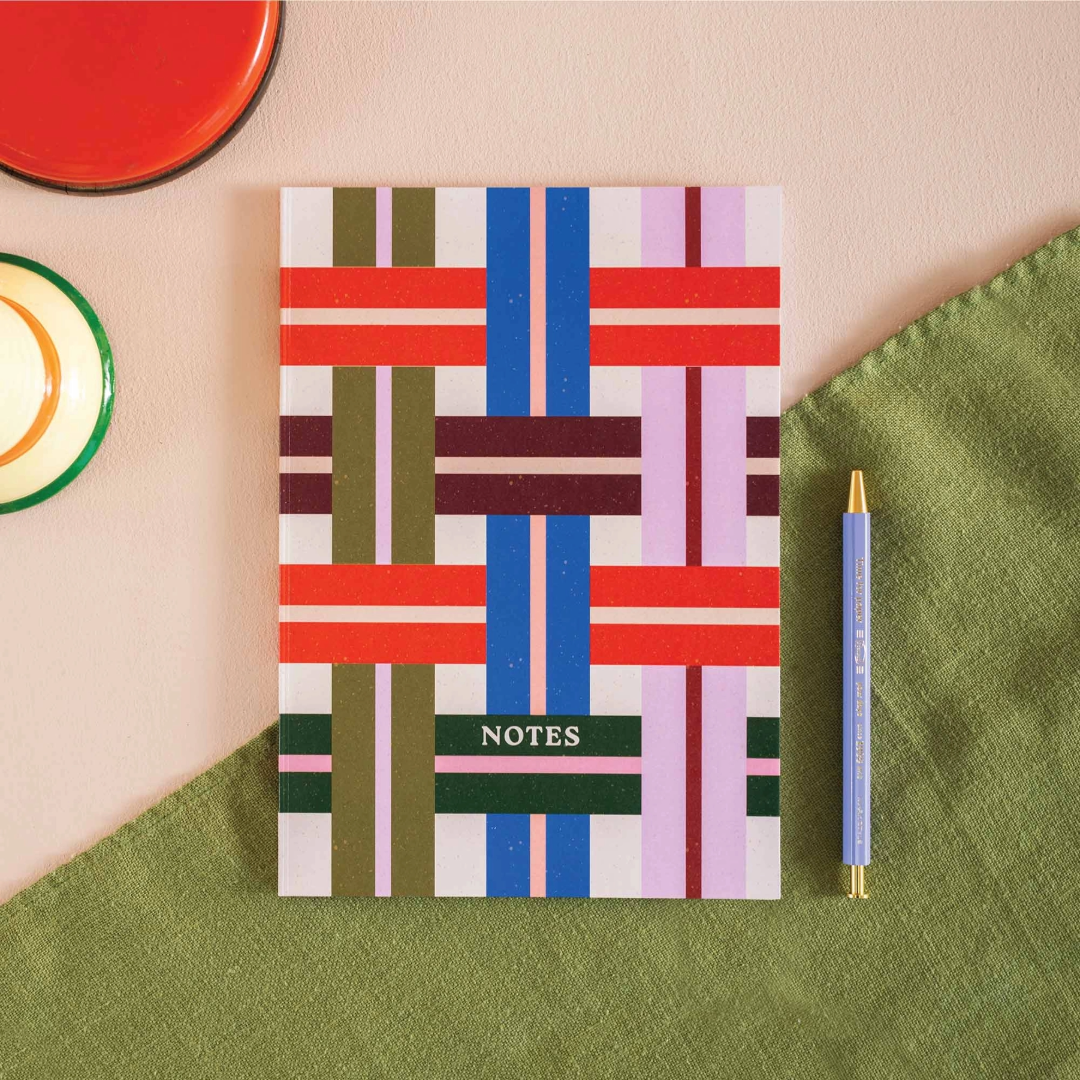 A5 Pattern Notebook, Lined, Stationary, Journal, Pattern, Colorful Design