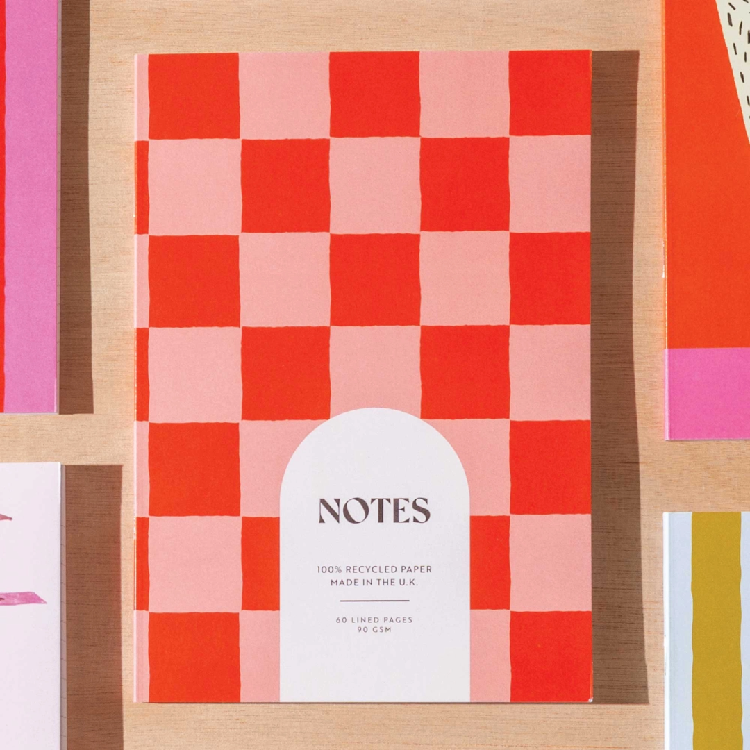 A5 Pattern Notebook, Lined, Stationary, Journal, Pattern, Colorful Design