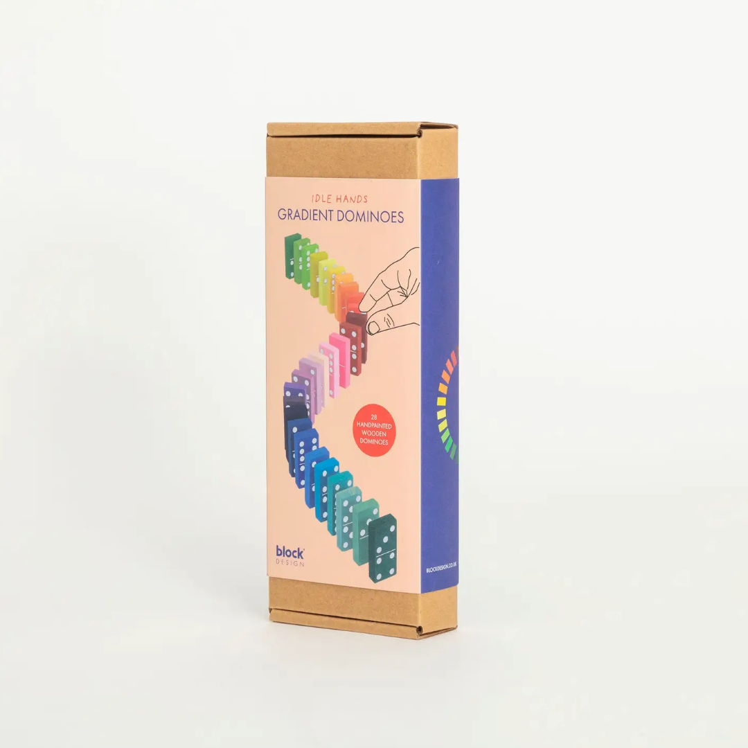 Gradient Dominoes, Games, Colorful, Gift Ideas for Game Lovers, Block Design