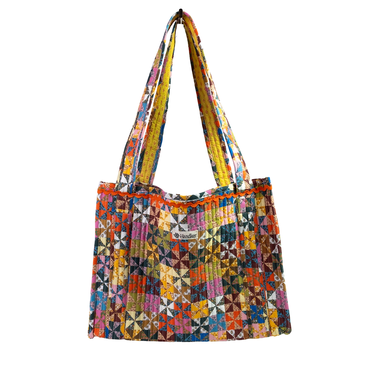 Calico Quilted Tote