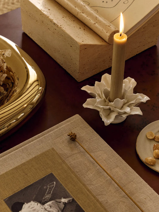 Holly Leaf Candle Holder by Ferm Living