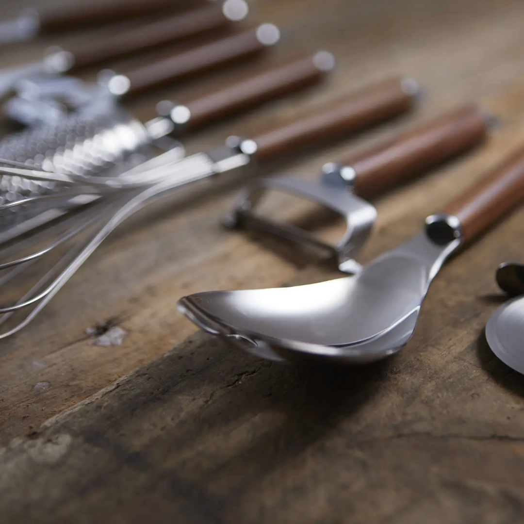 Japanese Walnut Kitchen Utensils