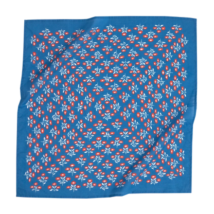 Bandanas that have gorgeous color schemes with fun decorative floral elements that will look great on an person. Bandanas are incredibly versatile for styling and these are 100% cotton. Find these at Huset Shop on Abbot Kinney in Venice Beach California a scandinavian store for everything you want to shop.