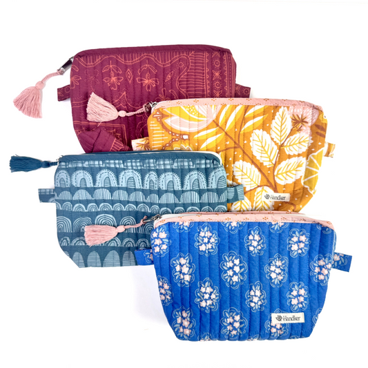Quilted Zipper Pouch