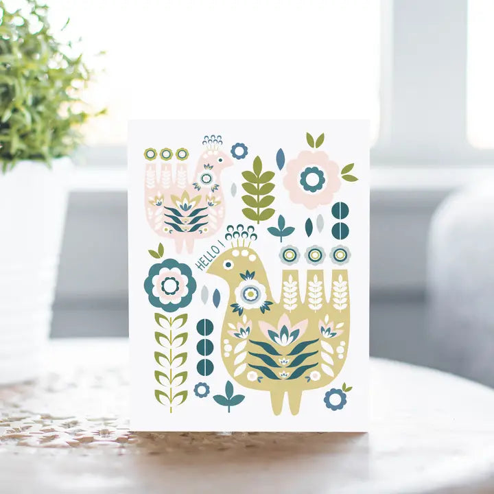 Juniper Blue Greeting Card