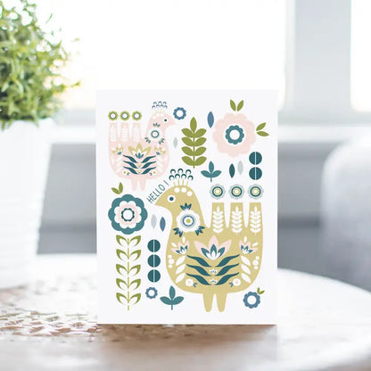 Juniper Blue Greeting Card