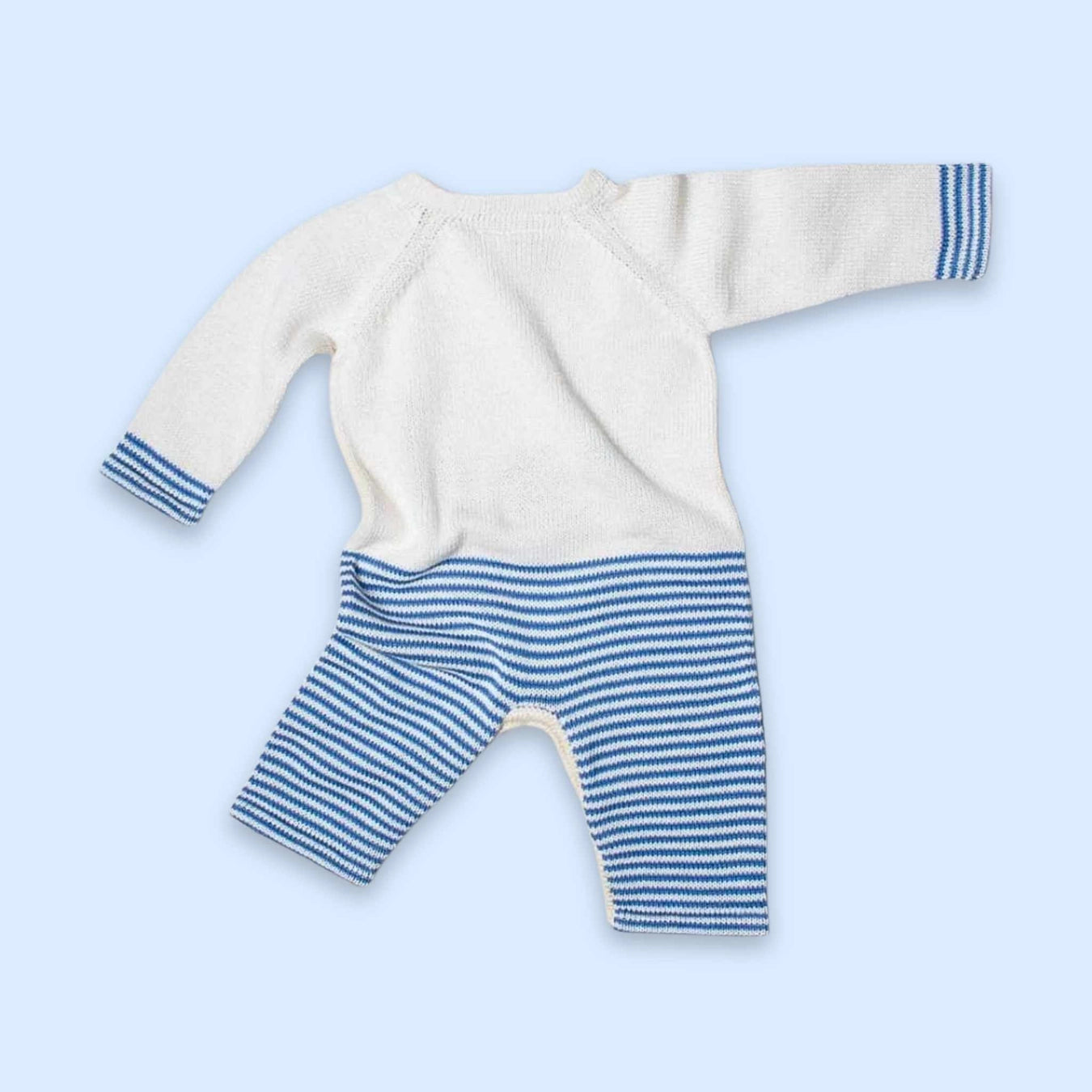 Knit Baby Whale Romper