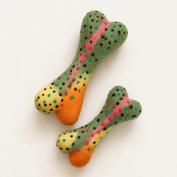 Wool Dog Bone Toy
