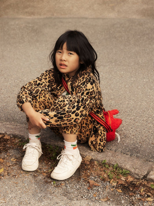 Mini Rodini Leopard Fleece Jacket