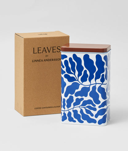 Perfect for storing coffee, as well teas and other dry goods, and adding a touch of print and pattern to kitchen shelves.