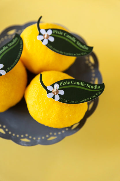 Lemon Shaped Candle