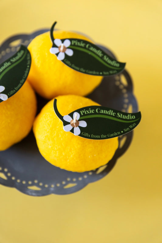 Lemon Shaped Candle