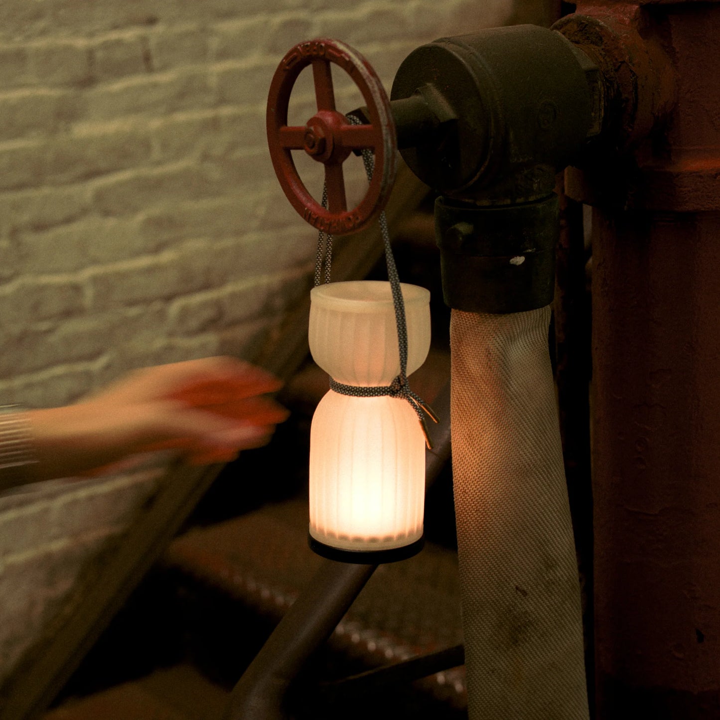 Initially inspired by the shape of water gourds and sake bottles, the Camp Lantern features a playful paracord sling handle, meant to encourage and highlight portability – hang it on a bedpost, take it on a picnic, or simply carry it with you around the house.&nbsp;
Cordless unit is USB-C rechargeable, features three dim-to-warm brightness settings, and lasts for up to 80 hours between charges.