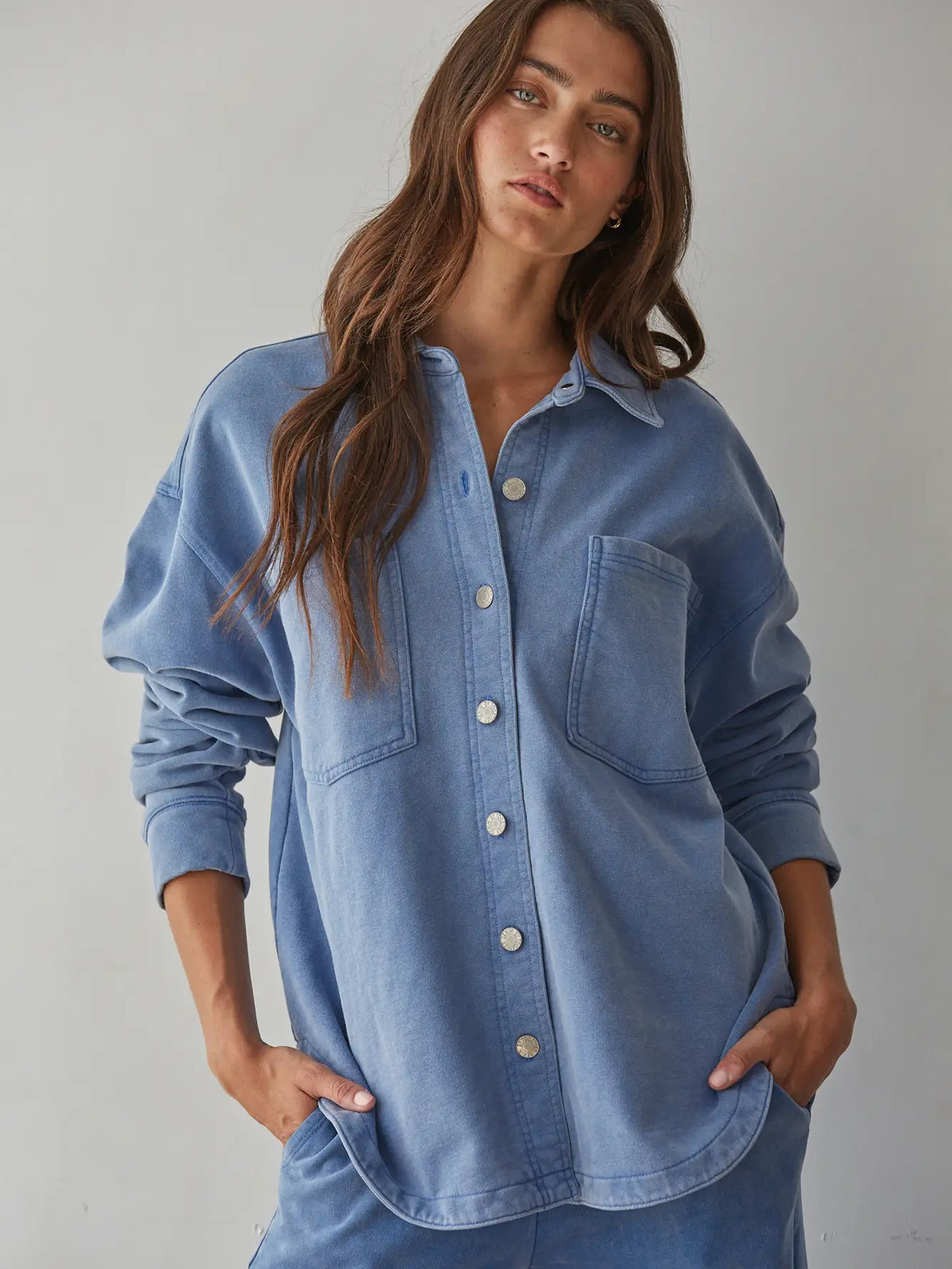 Cotton Button Down Jacket