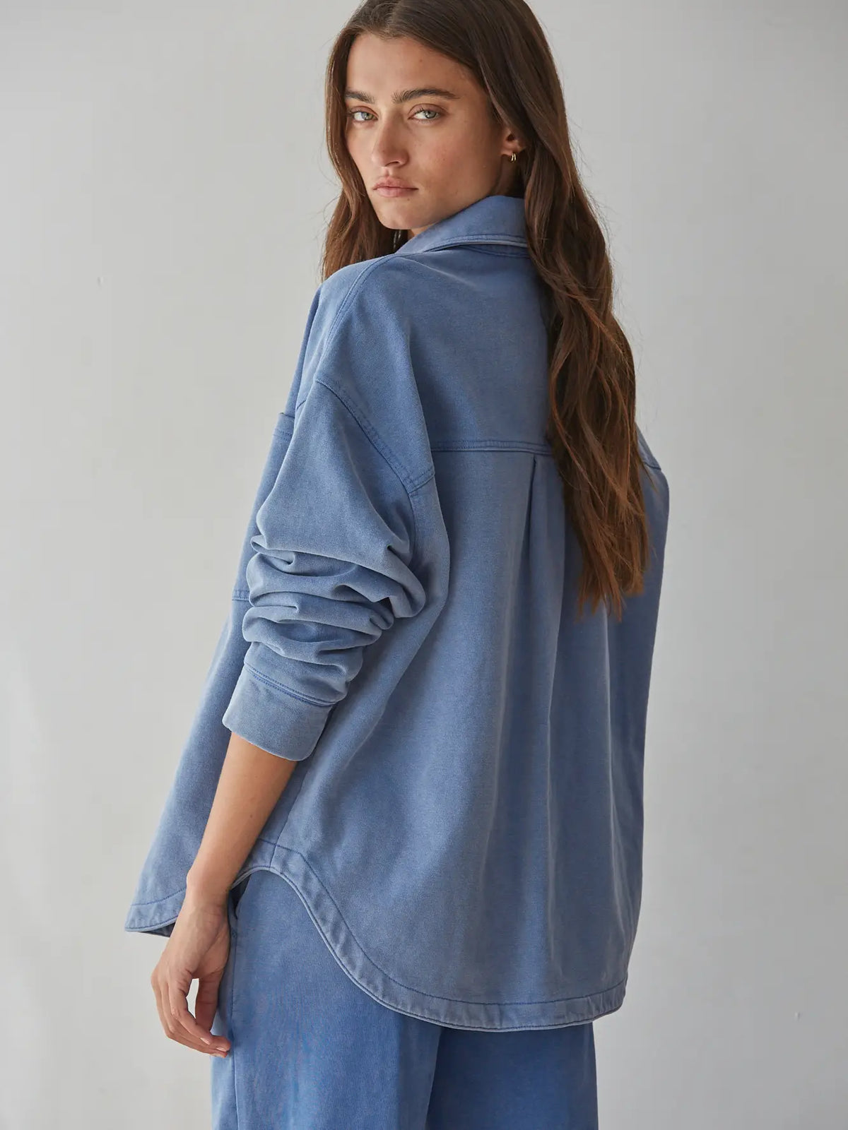 Cotton Button Down Jacket