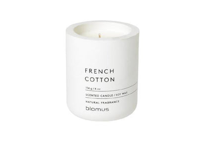 Bring a touch of nature indoors with the blomus scented candle in a sleek concrete container. Made from natural soy wax, it burns cleanly without toxicants or palm oil, producing minimal soot. This 4-ounce candle offers a gentle, subtle fragrance that lightly perfumes your space for up to 24 hours. Compact and stylish at 3" tall and 2.5" in diameter, it’s perfect for adding a playful yet eco-friendly vibe to any room.&nbsp;