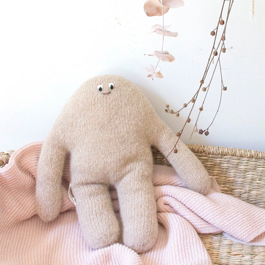Wonder is a curious little monster always ready to explore the world, Whisper is a thoughtful little monster, and a good listener full of ideas, and Dreamer is a sleepy little monster who loves to share his big dreams. A blabla friend is a friend for life!Each friend has a hand knit expression that is different. Plus, you'll support a small business and local artisans who craft unique products with love and care!
