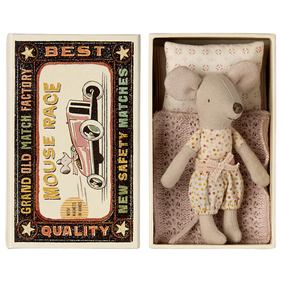 Maileg Sister & Brother Mouse in a Box