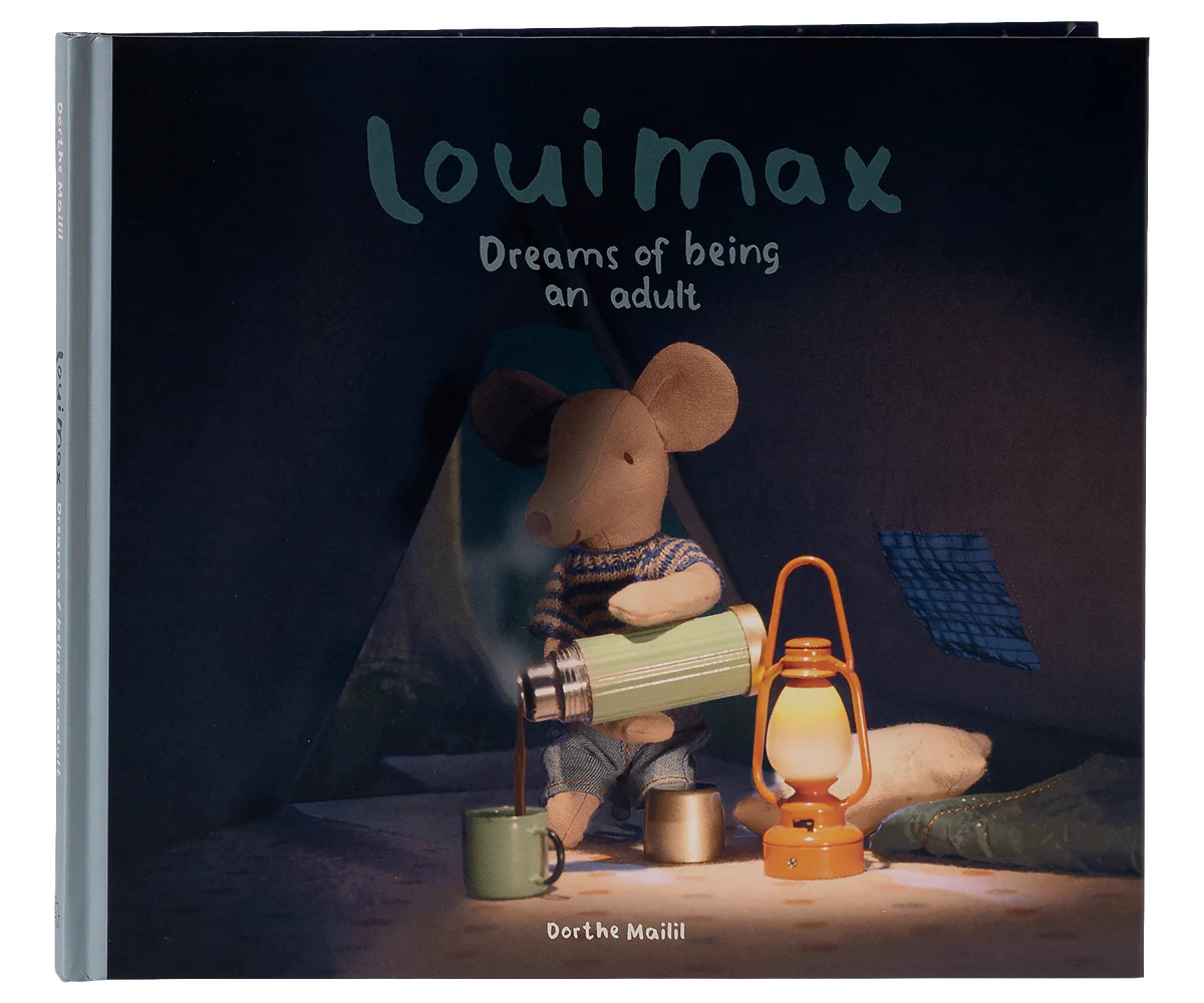 LouiMax the mouse is tired of being a child. Grown-ups have all the fun. A warm and amusing story of wanting something – and then realising what you already have. Our debut storybook has 56 pages with beautiful illustrations based on the original&nbsp;short film.