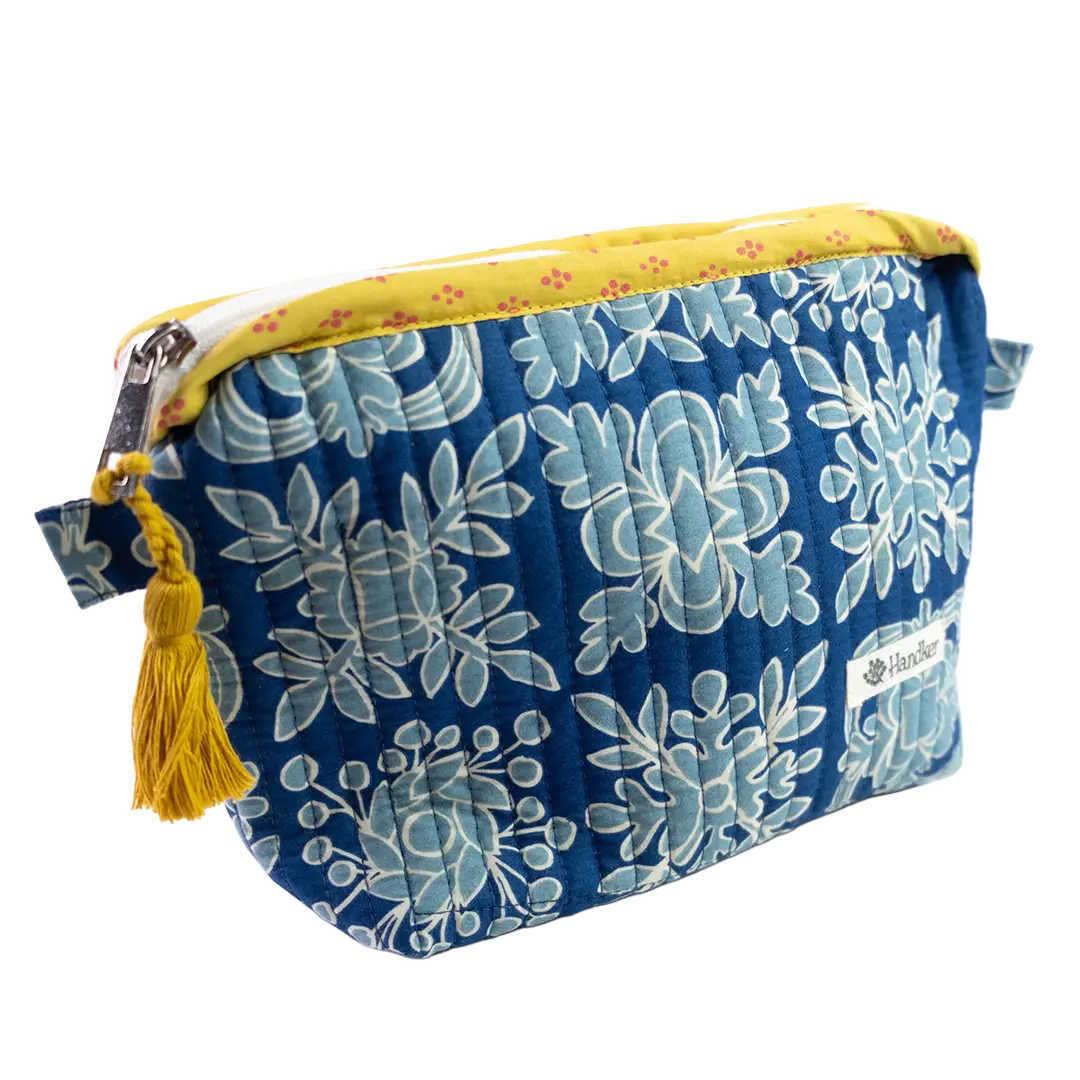 Quilted Zipper Pouch